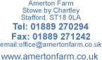Email Amerton Farm